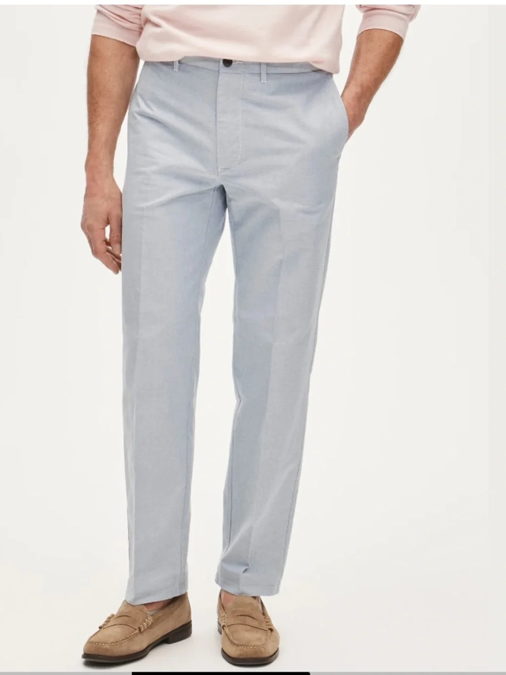 NWOT J Crew Classic-fit oxford creased trouser 35x32